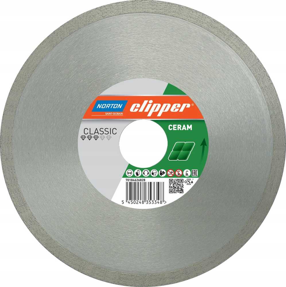 Norton Diamond pjovimo diskas 180x25.4/22.23mm Classic Ceramic