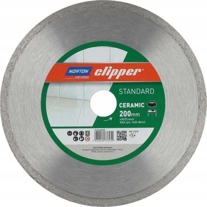Deimantinis pjovimo diskas Norton 70184626829; 200x25,4 mm