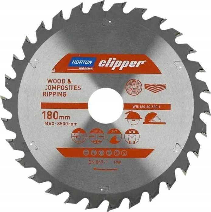 NORTON DISKINIS PJŪKLAS 180mm x 30mm x 30z MEDIENAI IR KOMPOZITAMS ATB (2,8 / 1,8)