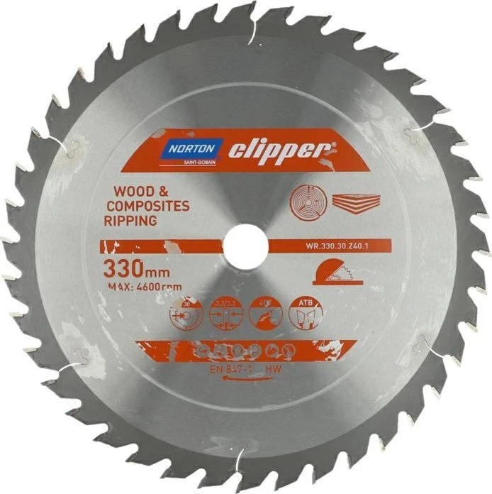 Pjovimo diskas medienai Norton TARGET TOOL; 330x30 mm; Z40