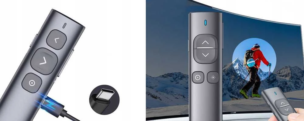 Nuotolinio valdymo pultas su lazeriniu žymekliu, skirtas multimedijos pristatymams Norwii N96s