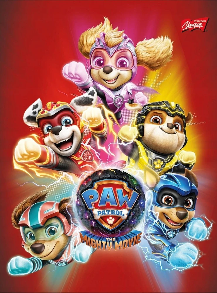 Notepad A5/16K Paw Patrol linija (15 vnt.)