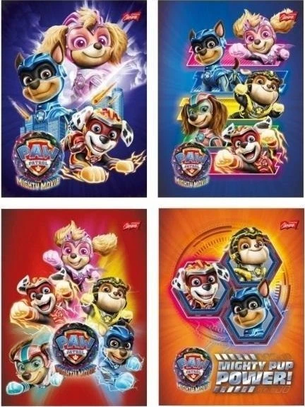 Notepad A5/16K Paw Patrol linija (15 vnt.)