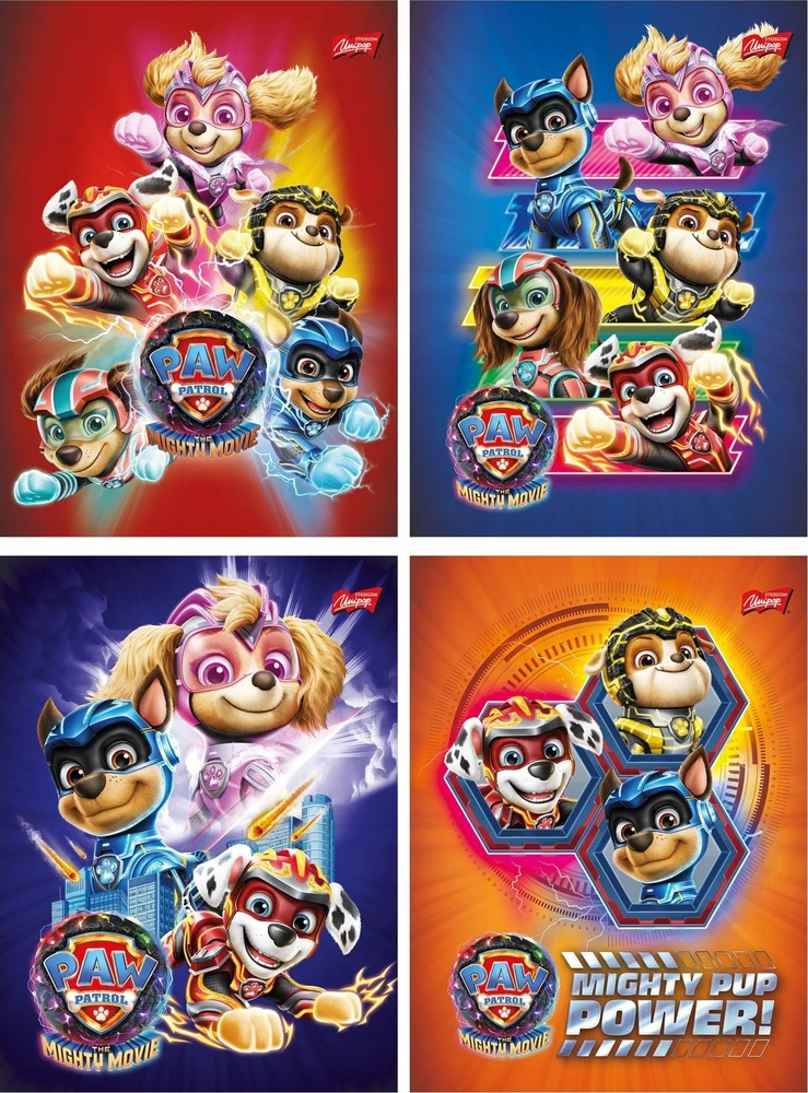 Notepad A5/16K Paw Patrol linija (15 vnt.)