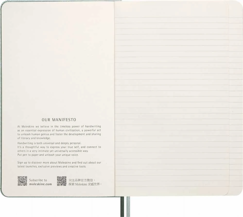 Knygynas Moleskine Didelis užrašų sąsiuvinis „Gyvatės metai“ su linijomis
