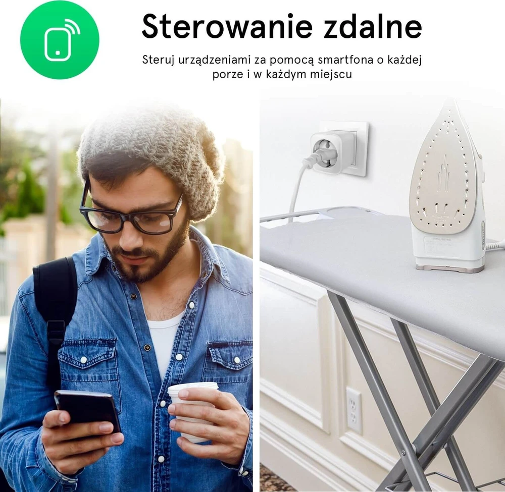 Garmin Išmanioji Wi-Fi rozetė A7, 3680W, su energijos matavimo funkcija, TUYA / Smart Life, NOUS