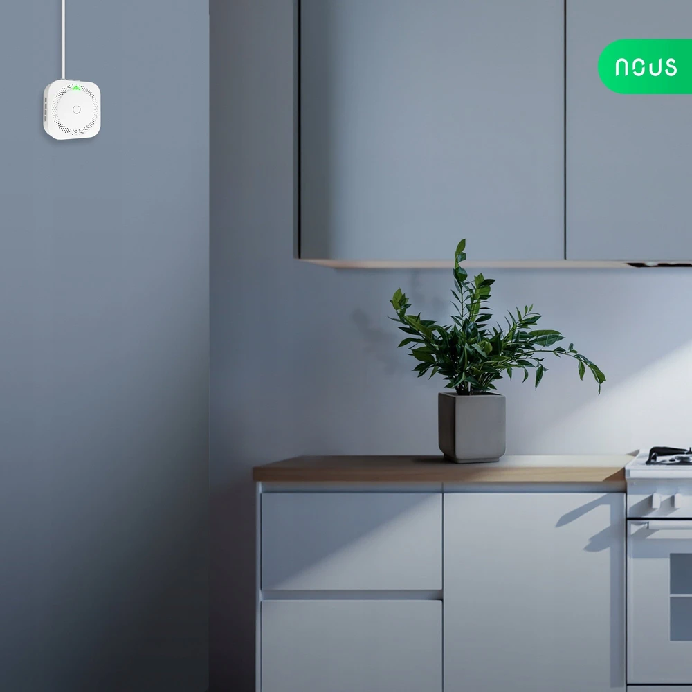 Išmanusis dujų nuotėkio jutiklis NOUS E9, ZigBee, TUYA