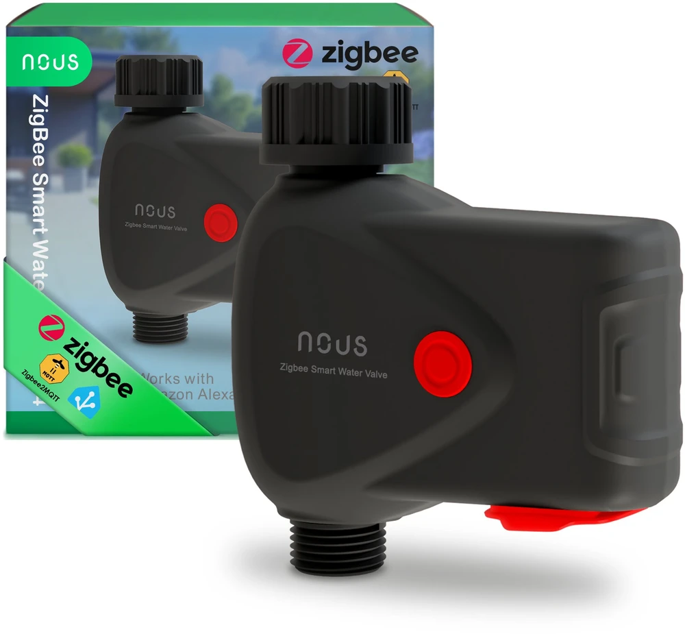 Išmanusis laistymo sistemos valdiklis NOUS L14, ZigBee 2 MQTT, TUYA