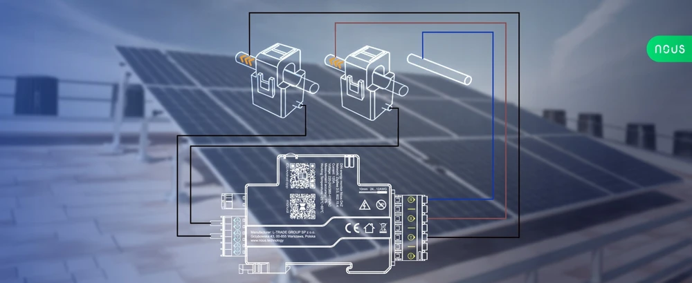 Nous NOUS D4Z „ZigBee“ energijos monitorius 120 A, įskaitant 3 fazių gnybtus / „ZigBee 3.0“