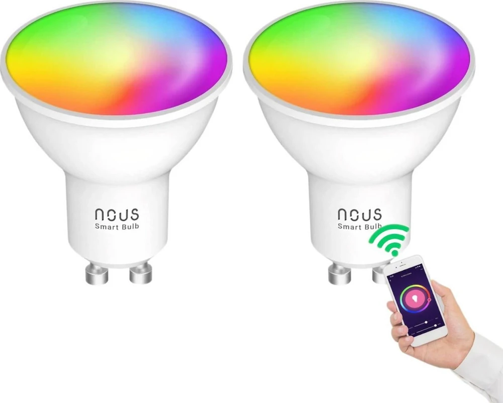 NOUS P8 Smart WIFI Bulb RGB GU10 (2pcs) Matter