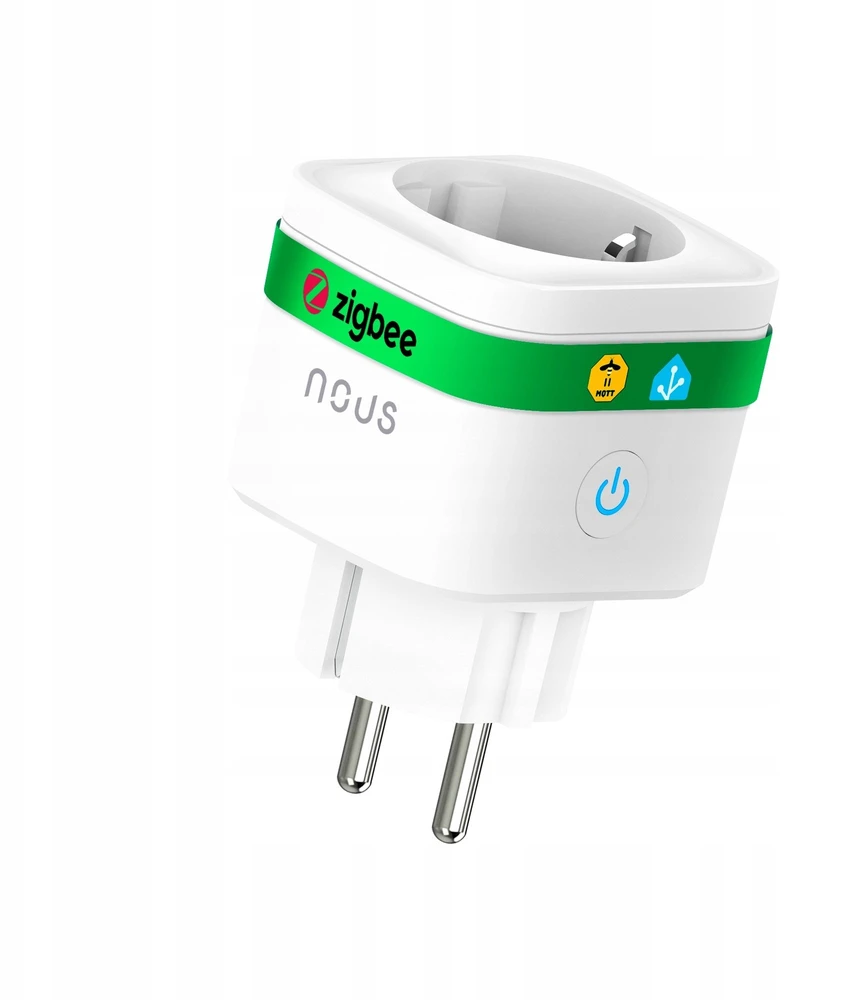 Nous Išmanioji ZigBee rozetė A7Z, 3680W 16A, su energijos matavimu, TUYA MQTT