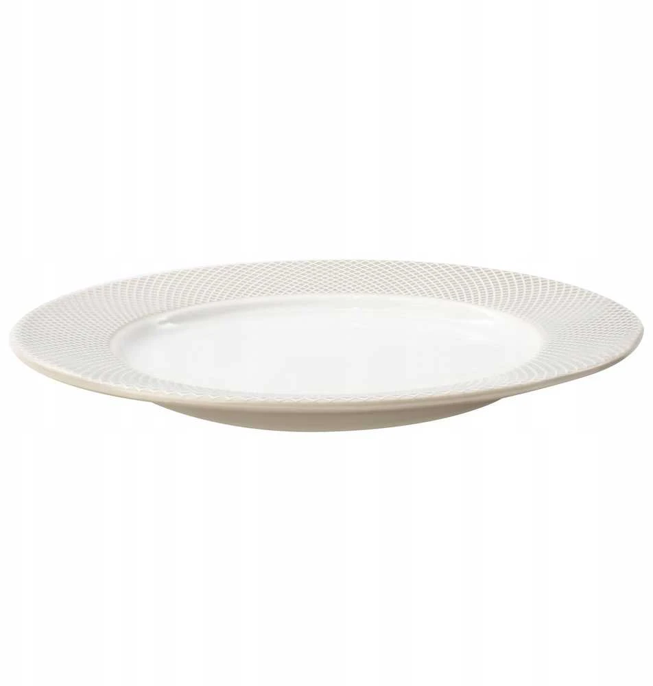 Novastyl NORWICH Talerz płaski 23 cm smėlio spalva rant
