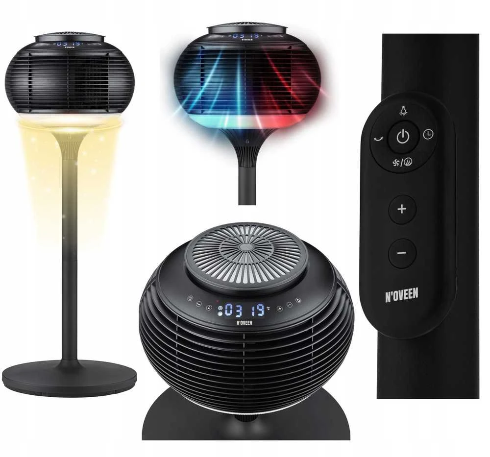 Ventiliatorius Noveen F780 Dome fan 1200 W Internal Juodas