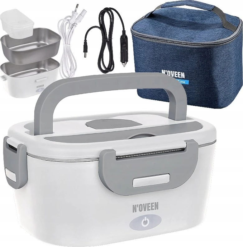Elektrinė Pietų Dėžutė - Noveen LB715 Pearl 2 Kamerų Balta/Pilka
