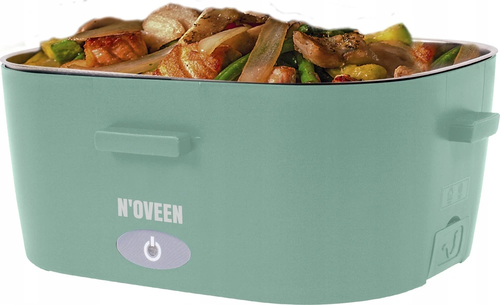 Elektrinė Pietų Dėžutė - Noveen LB715 2 Skyrių Žalia/Pilka