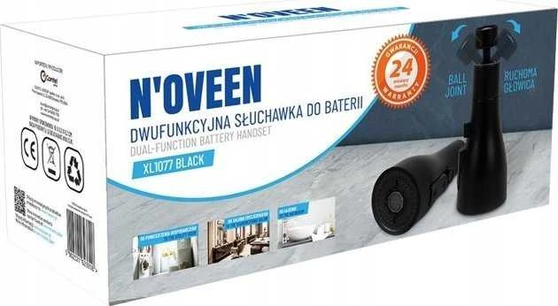 Noveen Dviejų funkcijų akumuliatoriaus prailgintuvas XL1077, juodas