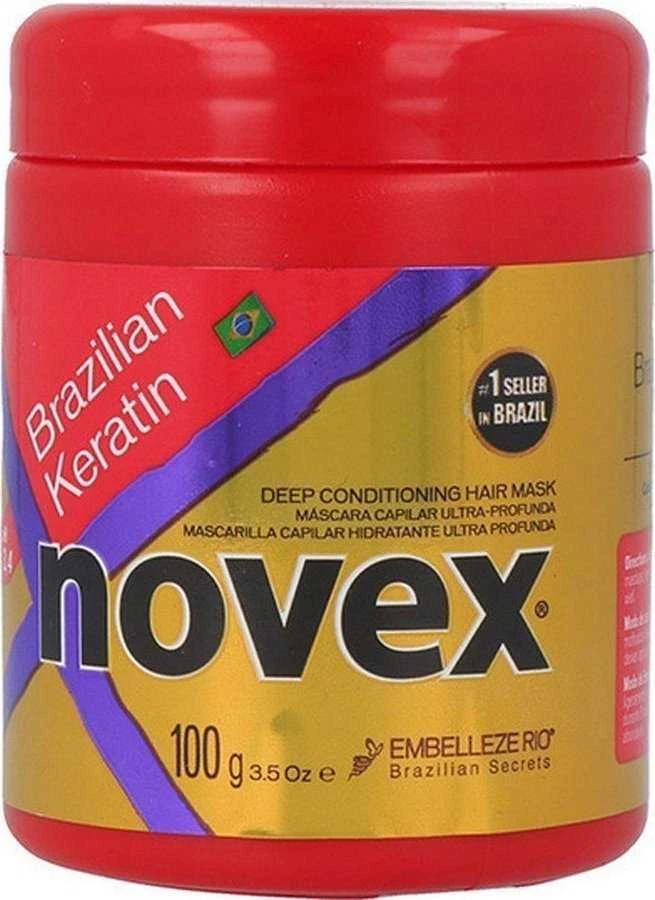Novex Brazilian Keratin Deep Hair Mask plaukų kaukė su keratinu, 400g