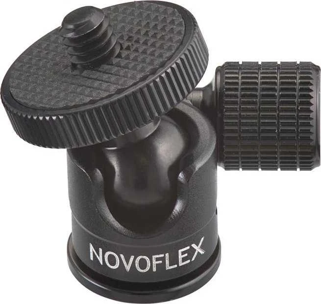 „Novoflex“ rutulinė galvutė maža su „Hot Shoe“.