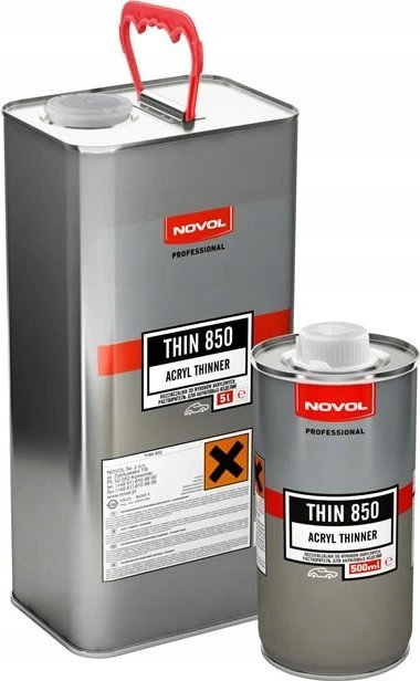 Novol Akrilinis skiediklis THIN 850 standartinis 0.5 l