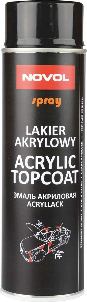 Novol Matinis lakas aerozolinis 500ml SPRAY CLEARCOAT Matinis