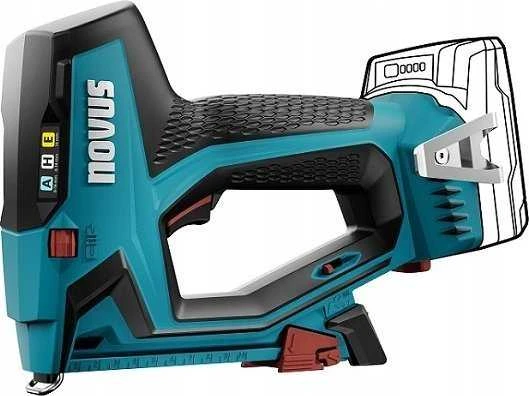 Novus Zszywacz akumulatorowy J-550 komplektas Metabox