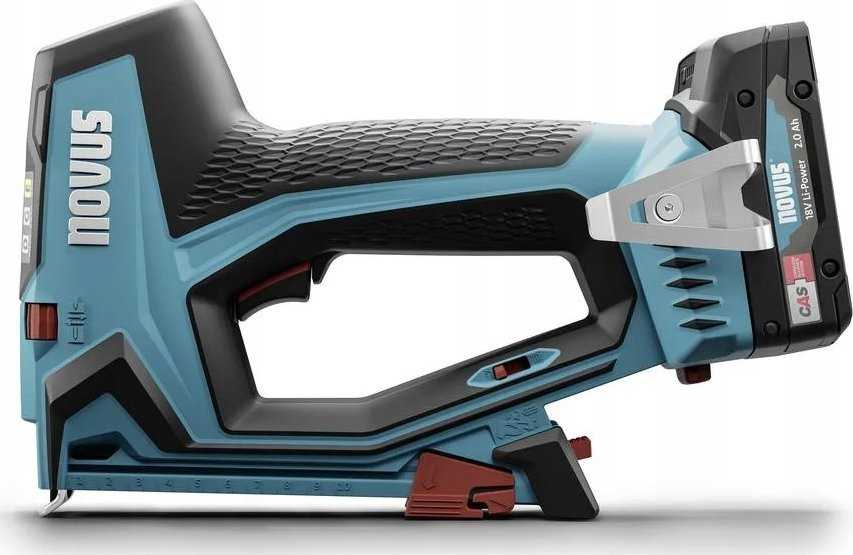 Novus Zszywacz akumulatorowy J-551 komplektas Metabox
