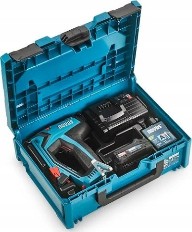 Novus Zszywacz akumulatorowy J-550 komplektas Metabox