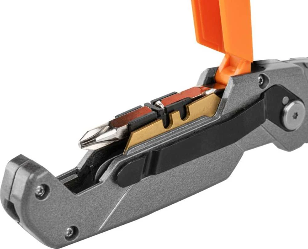 Sulankstomas trapecijos formos peilis DIY-KN190202/B SU TRAPECIJOS FORMOS AŠMENIMIS BRADAS