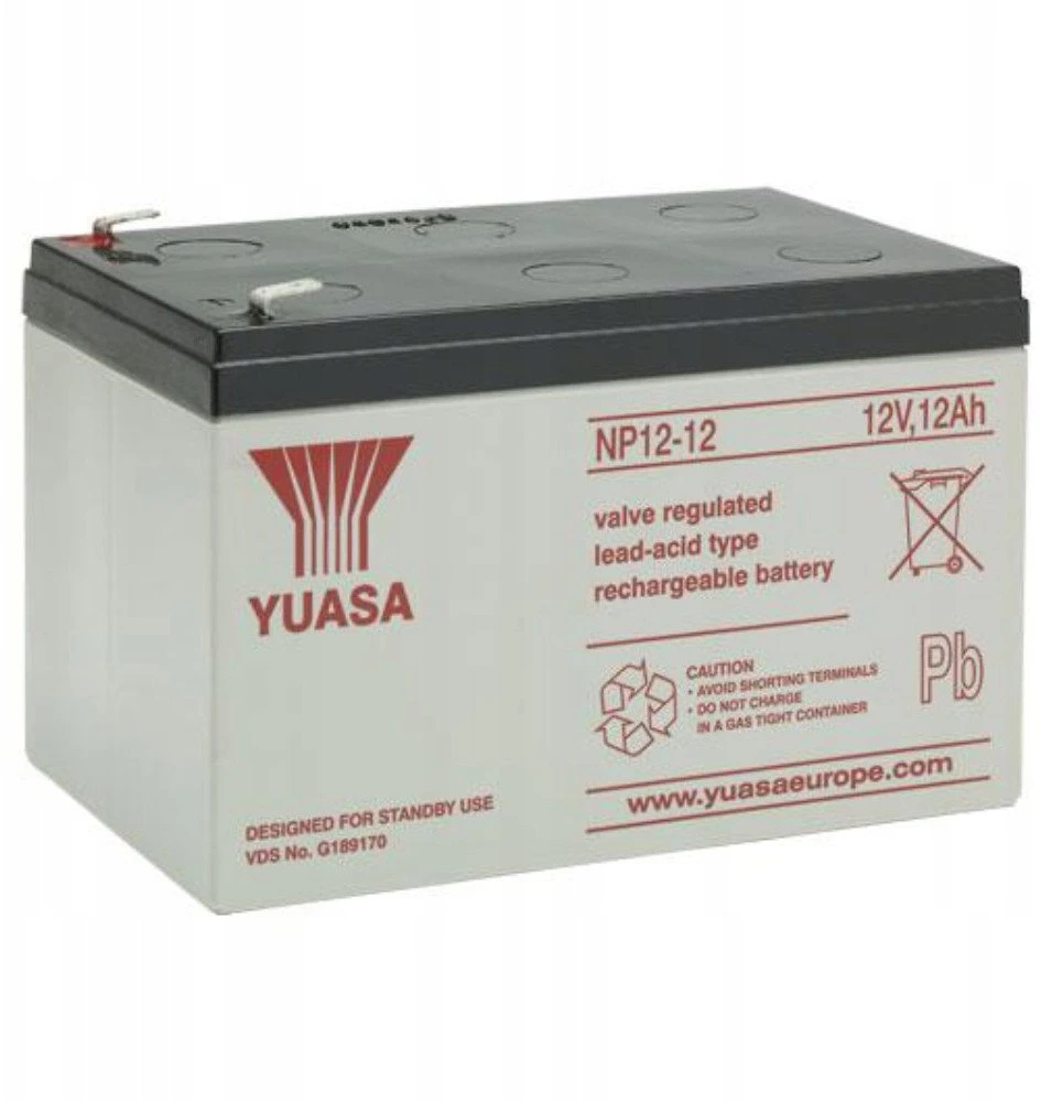 Yuasa NP12-12 YUASA 12Ah 12V AGM akumuliatorius