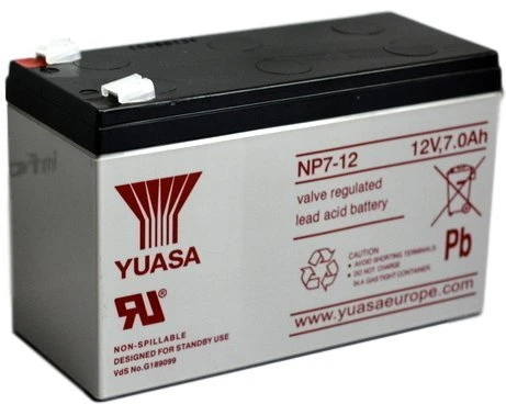 Akumuliatorius Yuasa (7Ah 12V F1 VRLA)