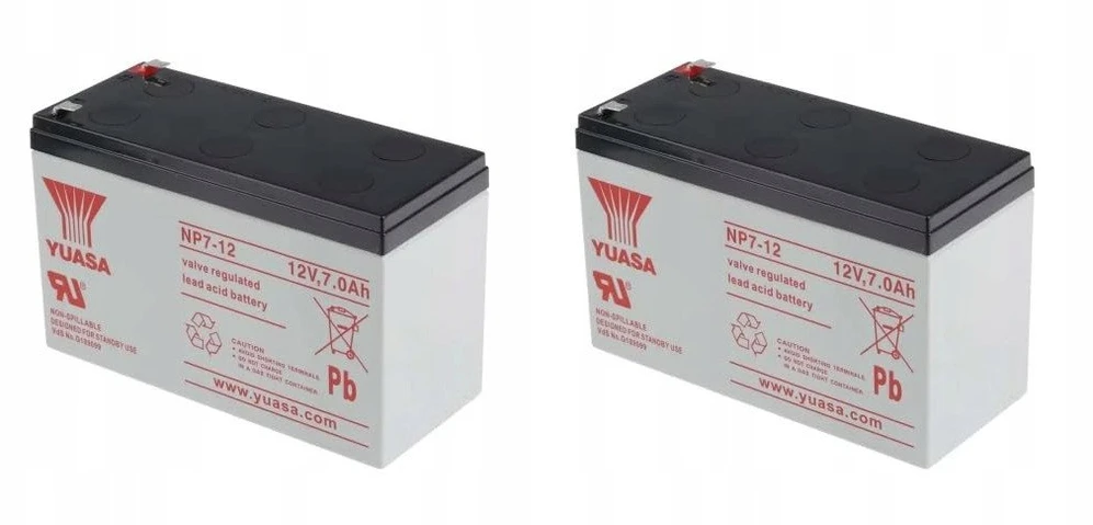 Akumuliatorius Yuasa (7Ah 12V F1 VRLA)