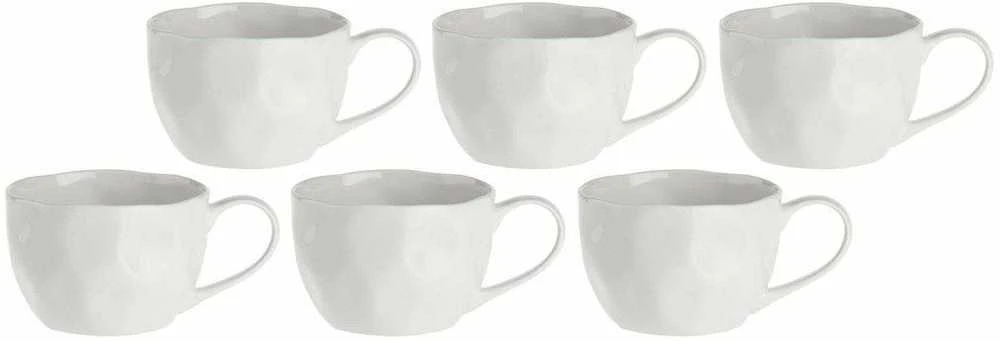 La Porcellana Bianca LPB 6 pusryčių puodelių rinkinys Lunia 420 ml