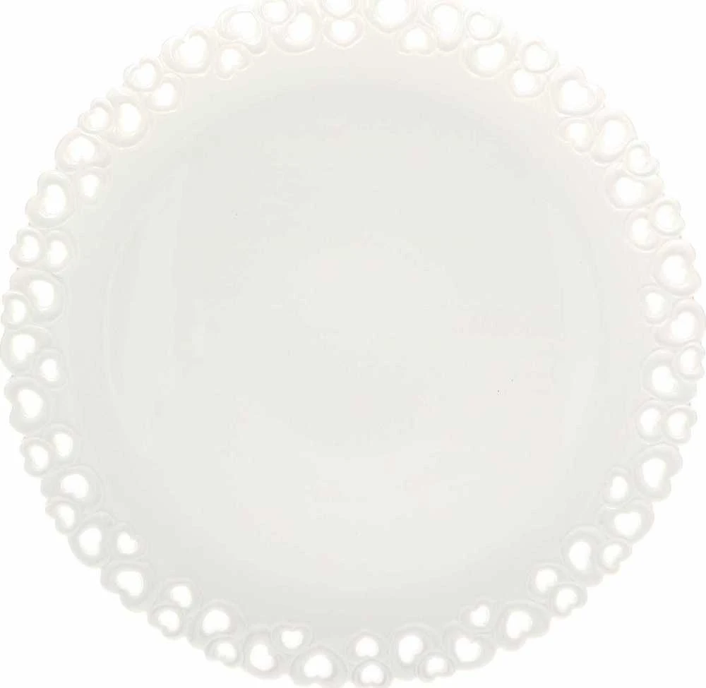 LA PORCELLANA BIANCA VALENTINO Dekoruota torto lėkštė 34 cm
