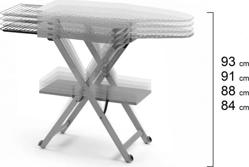 Arredamenti Italia ARREDAMENTI STIROCOMODO Lyginimo lenta - 135 x 45 cm, Baltas