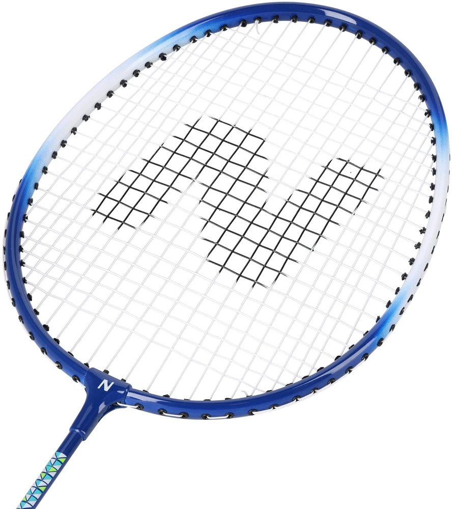 NRZ2052 ALIUMINIO / BADMINTONO RINKINYS 2 RAKETĖS + 3 RAKETĖS + DANGTELIS NILS