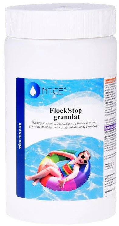 Ntce Flockstop granulės baseino vandens koaguliacijai 1kg BA0574