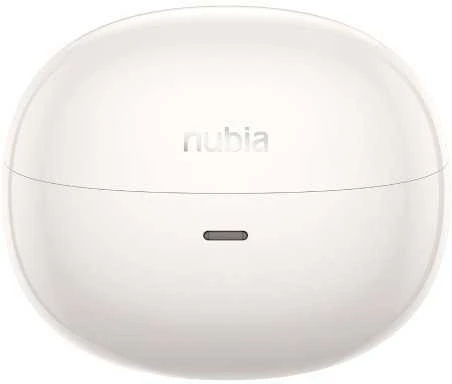 Nubia LiveClip ausinių baltas krovimo dėklas