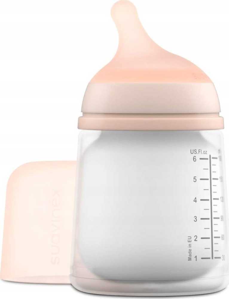 Buteliukas kūdikių maitinimui Suavinex Biberon Anticolico Zero Zero Flujo Lento 0m 180ml