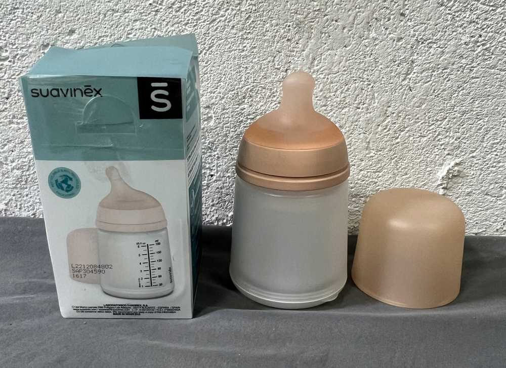 Buteliukas kūdikių maitinimui Suavinex Biberon Anticolico Zero Zero Flujo Lento 0m 180ml
