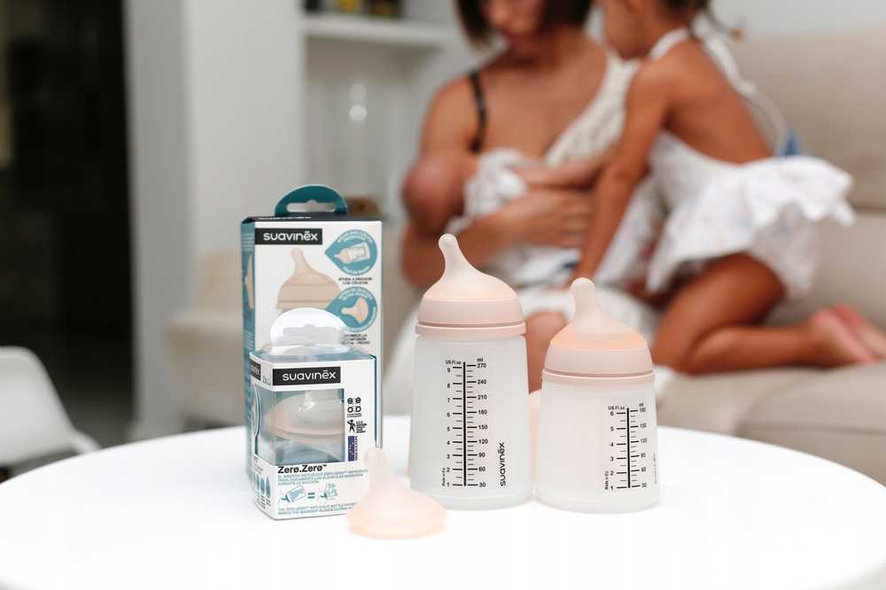 Buteliukas kūdikių maitinimui Suavinex Biberon Anticolico Zero Zero Flujo Lento 0m 180ml