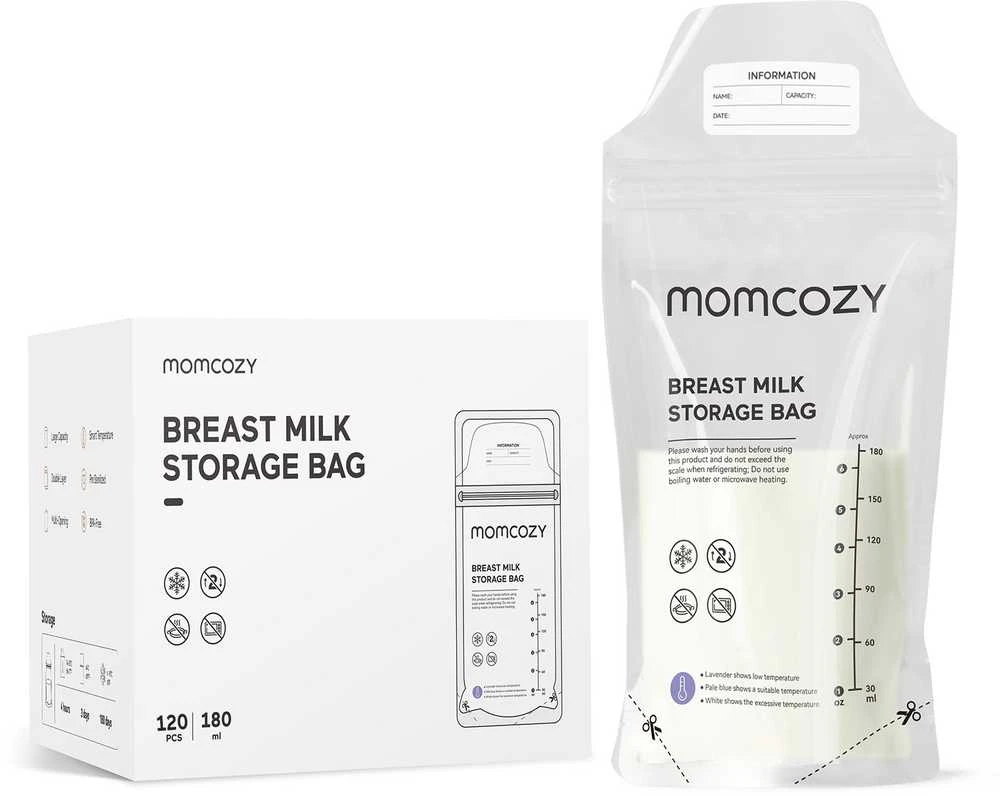 MOMCOZY PIENO LAIKYMO MAIŠELIAI, 120 VNT.