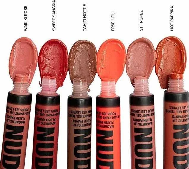 Nudestix Magnetic Lip Lūpų blizgis Tahiti Hottie, 10 ml