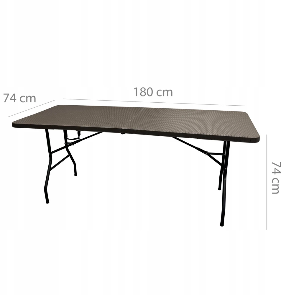 Nuforma stalas CATERINGOWY BANKIETOWY sulankstomas OGRODOWY 180CM TECHNORATAN