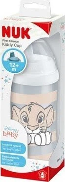 NUK 255643 Puodelis be išsiliejimo KIDDY CUP 300ml 12+ DISNEY THE LION KING