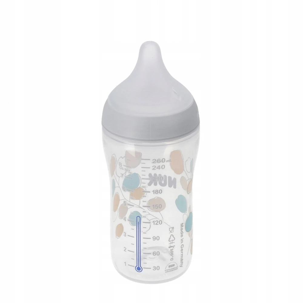 Nuk buteliukas 260 ml su temperatūros indikatoriaus skale