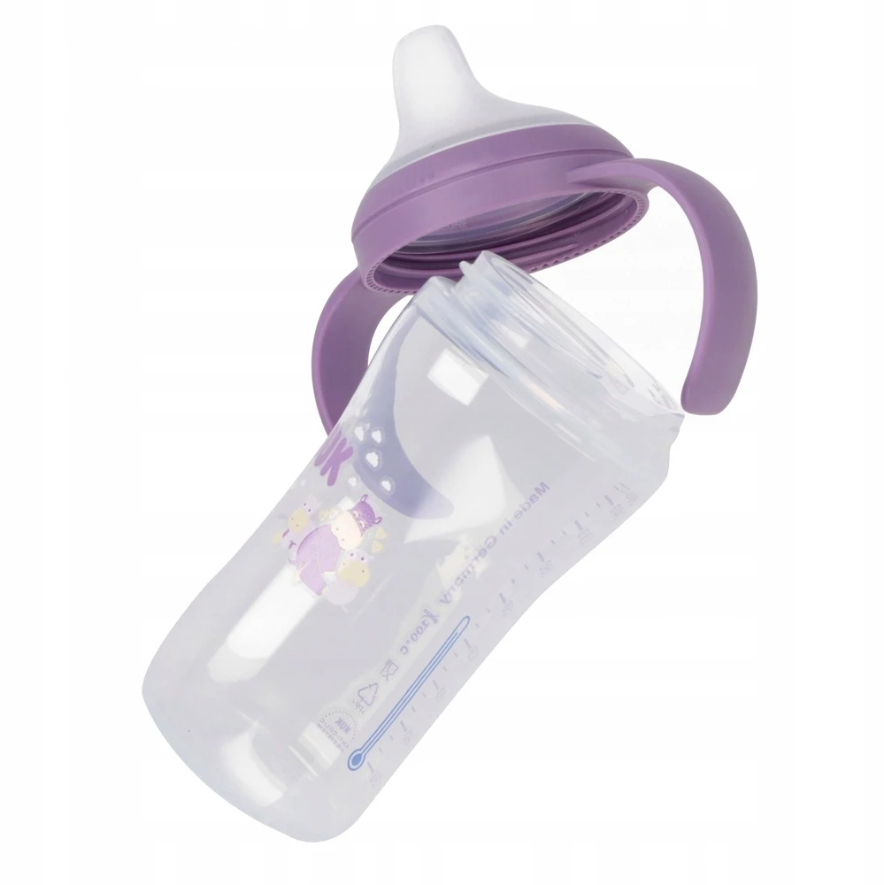 NUK Perfect Match mokomasis kūdikio buteliukas Hippo 260 ml
