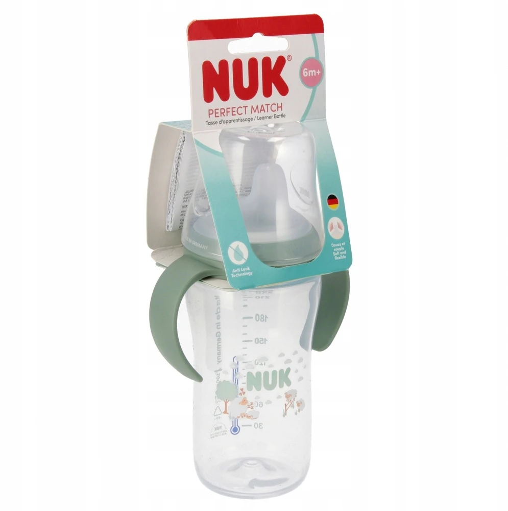 NUK Perfect Match mokomasis kūdikio buteliukas Avytė 260 ml