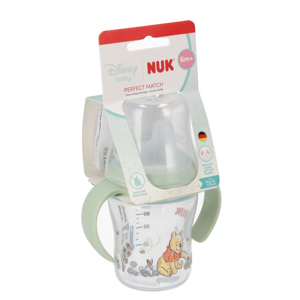 NUK Perfect Match mokomasis kūdikio buteliukas DISNEY Mikė Pūkuotukas 150 ml