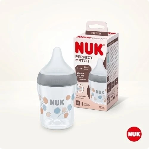 NUK 150ml polipropileno buteliukas su pakuote