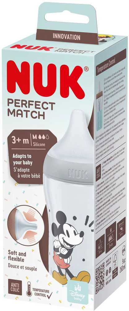 NUK 742036 PP silikoninis buteliukas 260ml MICKEY